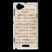 Coque Sony Xperia L Vintage partitions