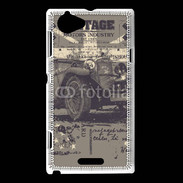 Coque Sony Xperia L Vintage Wheels