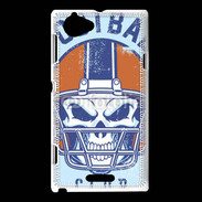 Coque Sony Xperia L Vintage football USA