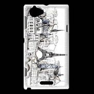 Coque Sony Xperia L La France rurale vintage