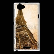 Coque Sony Xperia L Vintage Paris 201