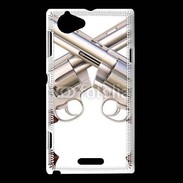 Coque Sony Xperia L Double revolver