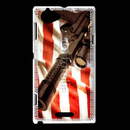 Coque Sony Xperia L Gun controle