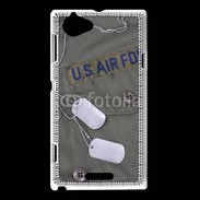 Coque Sony Xperia L Uniforme US Air Force