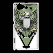 Coque Sony Xperia L Mascotte militaire