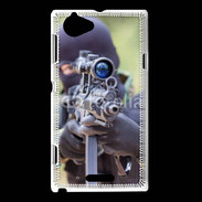 Coque Sony Xperia L Soldat tireur d'élite