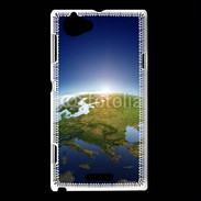 Coque Sony Xperia L Planète Terre Euurope
