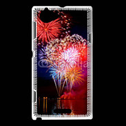 Coque Sony Xperia L Feu d'artifice