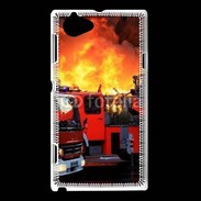Coque Sony Xperia L Intervention des pompiers incendie