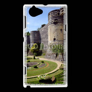 Coque Sony Xperia L Château fort et jardins d'Angers en France