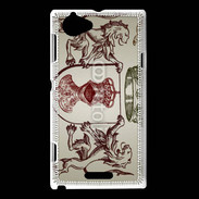 Coque Sony Xperia L Moyen âge 1