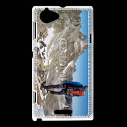Coque Sony Xperia L Randonnée à la montagne