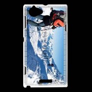 Coque Sony Xperia L Skieuse en montagne extrême 5