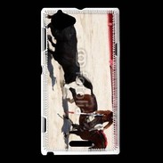 Coque Sony Xperia L Corrida à cheval