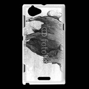 Coque Sony Xperia L Dessin de taureau de corrida