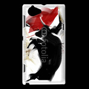 Coque Sony Xperia L Illustration de corrida 10