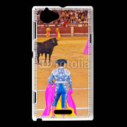 Coque Sony Xperia L Matador dans les arènes de Madrid