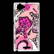 Coque Sony Xperia L Corset glamour