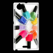 Coque Sony Xperia L Farandole de vernis