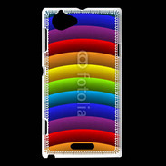 Coque Sony Xperia L Effet Raimbow