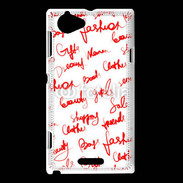 Coque Sony Xperia L Fashion mots