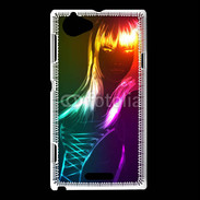 Coque Sony Xperia L Fashion femme en discothèque