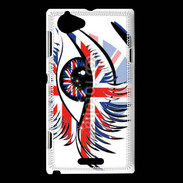 Coque Sony Xperia L Oeil Angleterre