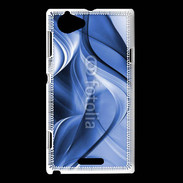 Coque Sony Xperia L Effet de mode bleu