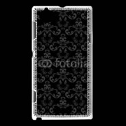 Coque Sony Xperia L Fond noir fashion 5
