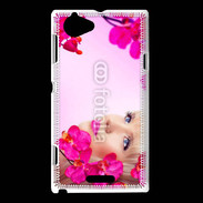 Coque Sony Xperia L Beauté féminine 5