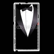 Coque Sony Xperia L Illustration smoking noir
