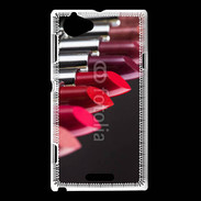 Coque Sony Xperia L Rouges à lèvres 1