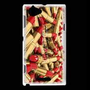 Coque Sony Xperia L Rouges à lèvres 2