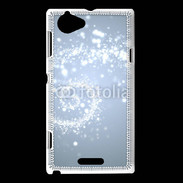 Coque Sony Xperia L Spirale étoilée