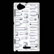 Coque Sony Xperia L Fond cosmétique 2