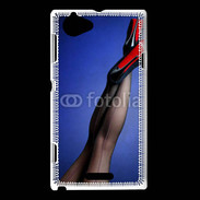 Coque Sony Xperia L Escarpins semelles rouges 3