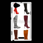 Coque Sony Xperia L Fond bottes