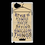 Coque Sony Xperia L Stylisme 5