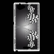 Coque Sony Xperia L Drapeau de fin de course