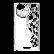 Coque Sony Xperia L ligne d'arrivée