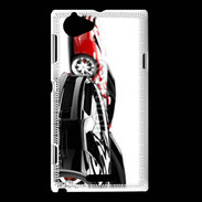 Coque Sony Xperia L Voiture noire