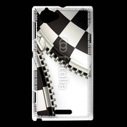 Coque Sony Xperia L Zipper course