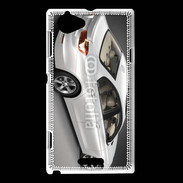 Coque Sony Xperia L Sport car blanche