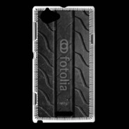 Coque Sony Xperia L Effet pneu de voiture