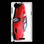 Coque Sony Xperia L Voiture de sport cabriolet italienne de luxe