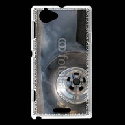 Coque Sony Xperia L Roue en feu dragster 5