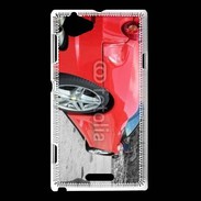 Coque Sony Xperia L Voiture de sport rouge italienne