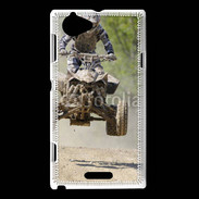 Coque Sony Xperia L Rallie raid en quad