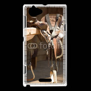 Coque Sony Xperia L Selle de cowboy