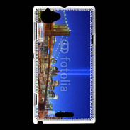 Coque Sony Xperia L Laser twin towers